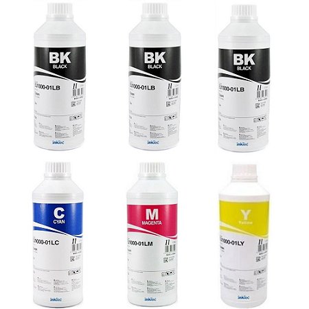 6 LITROS TINTA INKTEC MODELO EU1000 PARA EPSON L220 | L355 | L365 | L375 | L395 | L3150