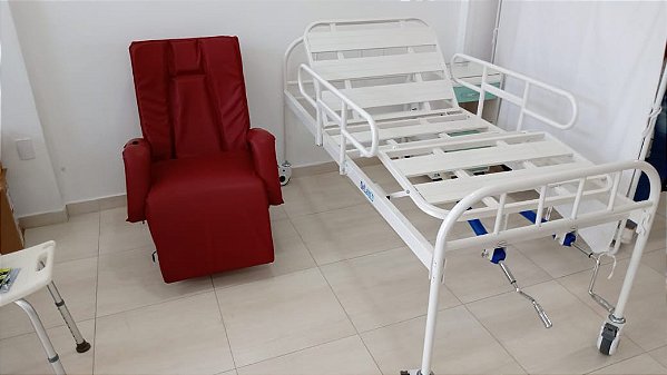 Cama de 2 movimentos Manuais + Colchão