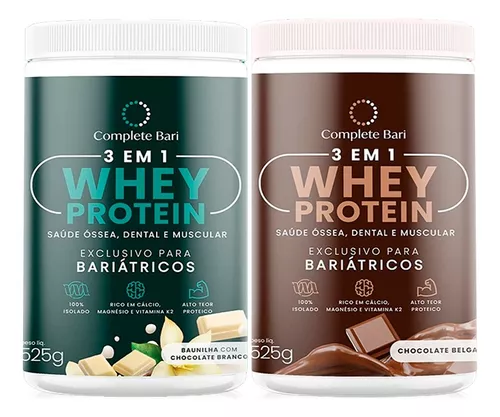 Whey Isolado 3 em 1 -525gr Complete Bari
