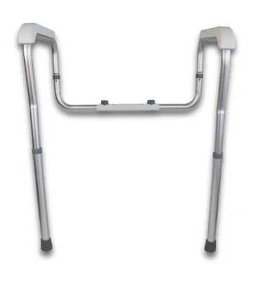 Barra de Apoio para Vaso Sanitário em Alumínio