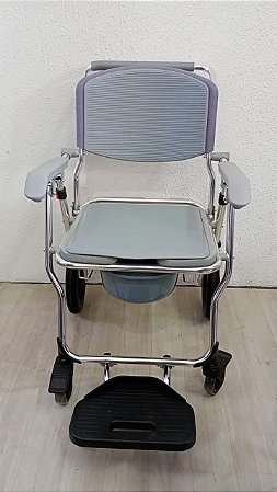 Cadeira Higiênica em Alumínio Dobrável