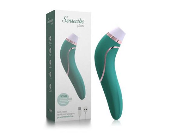 Estimulador de clitóris Recarregável Sensevibe Plus