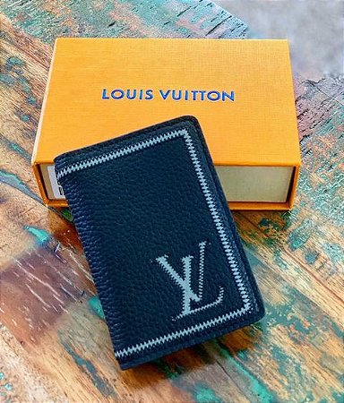 Cinto Azul de Couro Louis Vuitton - Grandes Grifes