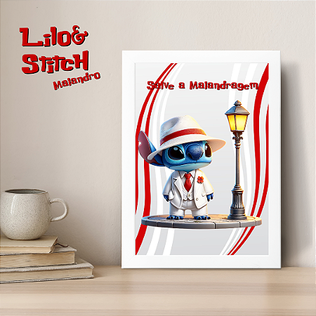Quadros Placas Decorativas Malandro Exu Lilo Stitch