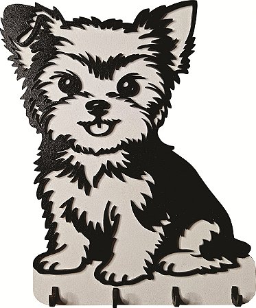 🐶 Artesanato Porta-Chaves em formato de Cachorro