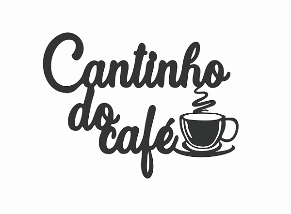 Quadro Decorativo Cantinho do Café em MDF