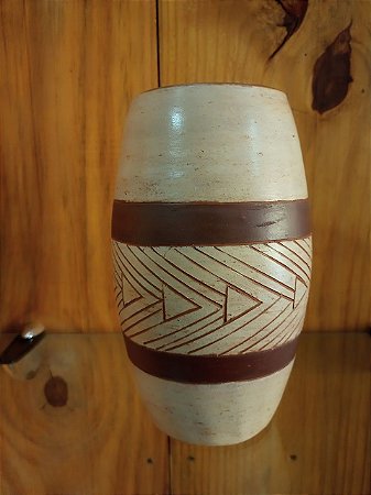 ARTESANATO CERÂMICO JARRO TAMBOR