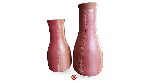 ARTESANATO CERÂMICO KIT GARRAFA FORMIGUEIRO