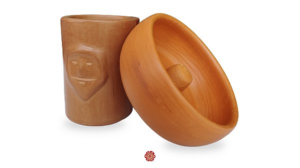 ARTESANATO CERÂMICO kIT UTILITÁRIO NATURAL