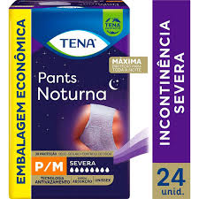Fralda Calça Tena Noturna Roupa Intima P/M Com 24 - Atacado