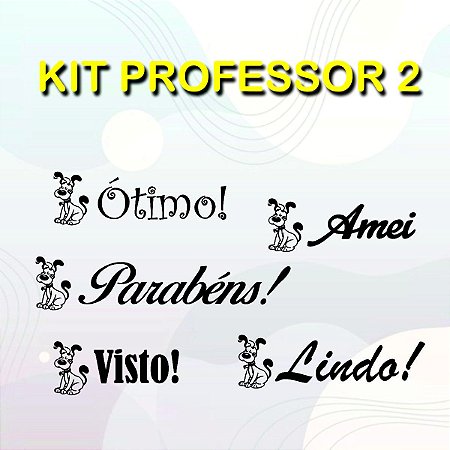 Kit Carimbos para professor 2