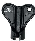 FERRAMENTA PARA ALINHAMENTO DE RAIOS (3.2mm) BIKE HAND - PRETO - YC-1R-1