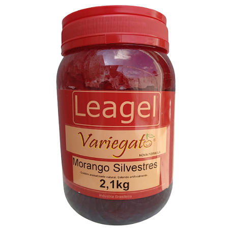 Variegato Leagel Pasta Recheios e Mesclas Sabor Morango Silvestre 2,1kg