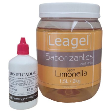 Base Saborizante em Pasta Leagel Sabor Limonella + Bonificador