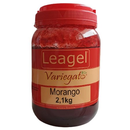 Variegato Leagel Pasta Recheios e Mesclas Sabor Morango