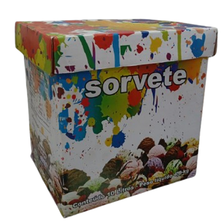 Caixa de Sorvete Colorida SC 10L
