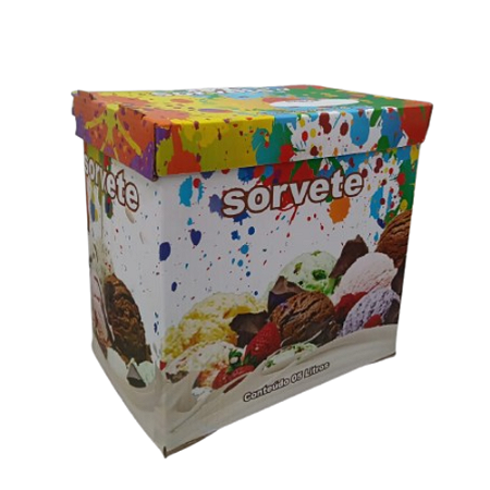 Caixa de Sorvete Colorida SC 5L