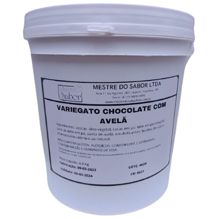 Variegato Chocolate Com Avelã MS 4KG