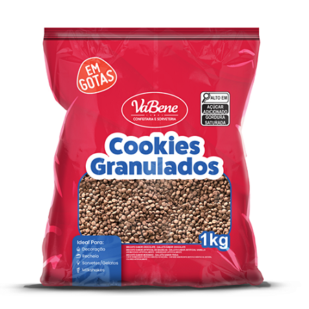 Cookies Gotas Sabor Chocolate  Vabene 1,0kg