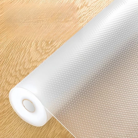 Forro Prateleira Protetor Antiderrapante Para Armário, Gaveta Transparente 50 cm x 1M