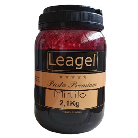 Base Saborizante Pasta Premium Leagel Sabor Mirtilo 2,1Kg