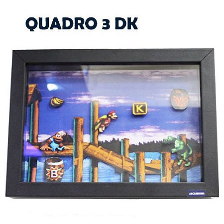 QUADRO 3D DONKEY KONG