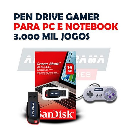 Pen Drive Nintendo 64 Emulador + 300 Jogos