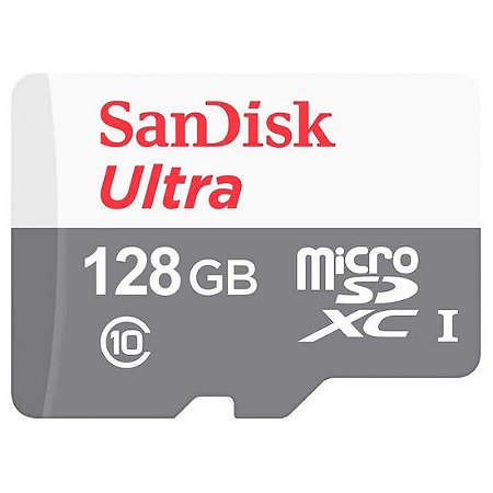 Cartão de Memoria Sandisk Ultra Microsdxc Uhs-I Card With Adapter – 128GB