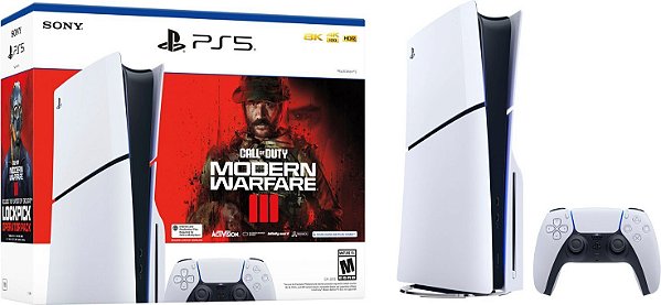 PlayStation 5 Slim Call Of Duty Modern Warfare III 8K 1TB Branco