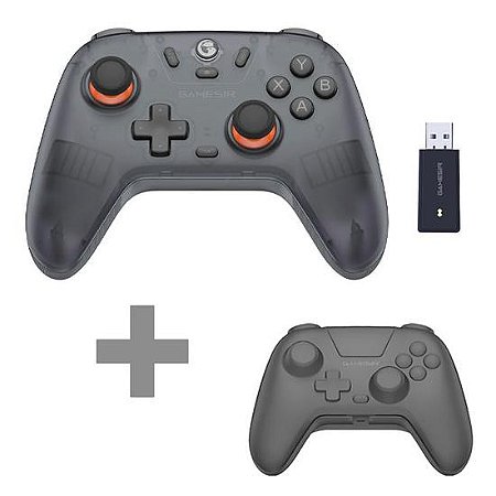 Controle Gamesir + Case - para PC/Steam/Nintendo/Smartphone e portáteis