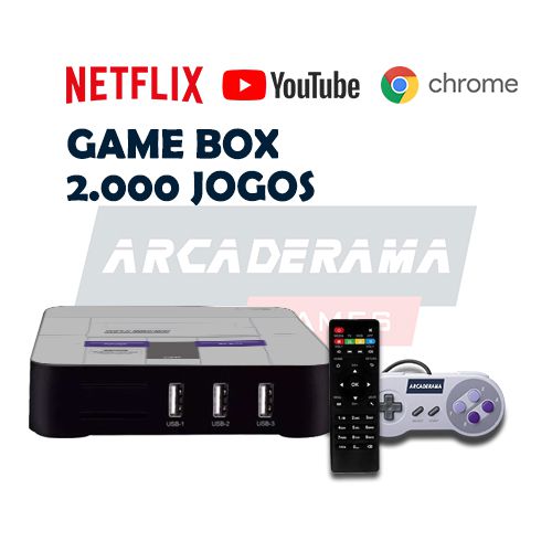 Arcaderama Game Box 2000 Jogos