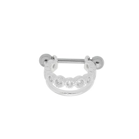 Piercing feminino prata 925 DAITH HELIX TRAGUS ANTI-HELIX