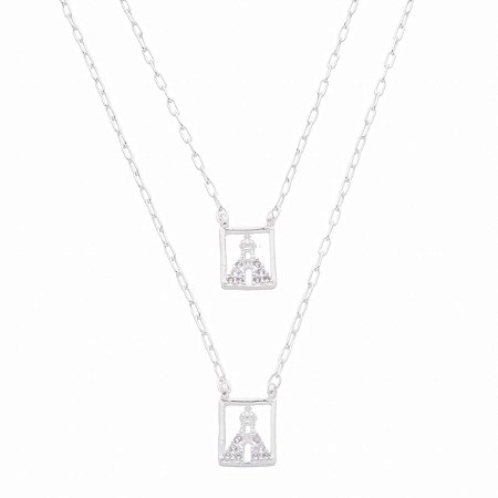 Escapulário De Prata Pura 925 Italiana feminino original com garantia gargantilha