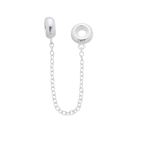 Pingente Trava Segurança Compatível com pulseiras de berloques prata 925