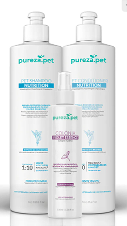 KIT - PET-LINHA NUTRIÇÃO 1LITRO + COLÔNIA