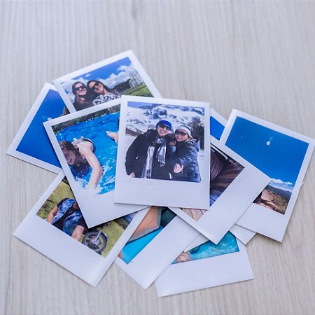 Pacote com 12 Fotos Polaroids COM IMÃ