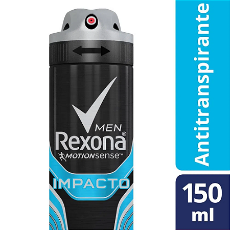 Comprar Desodorante Antitranspirante Aerosol Rexona Masculino Impacto -  150ml - Beauty Like