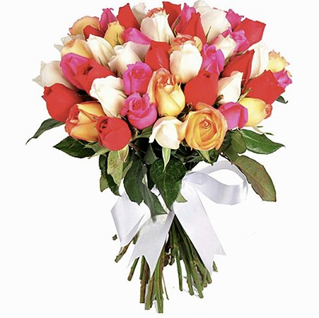 Bouquet 30 rosas coloridas