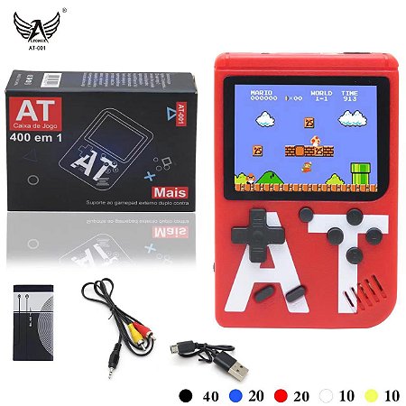 Mini Vídeo Game Sup 400 Em 1 Portátil Jogos retro