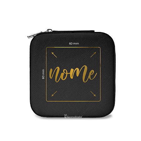 Porta Joias Preto Personalizado