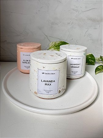 Vela Aromática em Pote de Granilite 200g