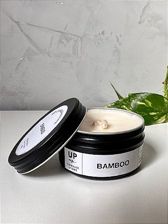 Vela Aromática Pocket em lata preta 90g