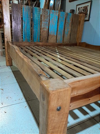 Cama Casal Rústica