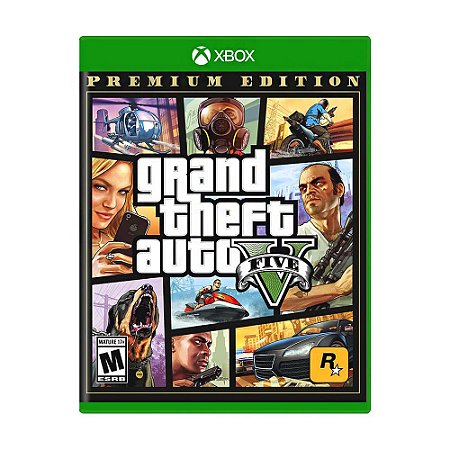 Jogo GTA 5 Premium Edition Xbox One Mídia Física (Novo)