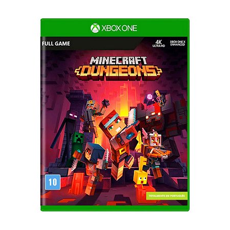 Jogo Minecraft Dungeons Mídia Física Xbox One (Novo)