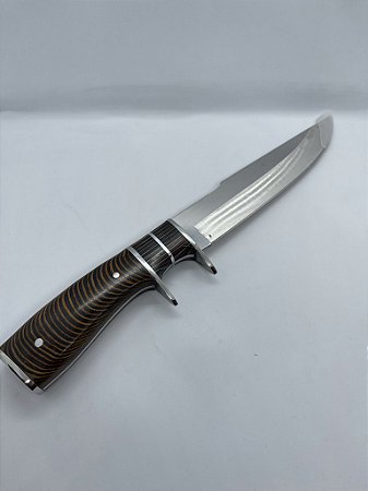 Faca Churrasco Caça Pesca Full Tang Modelo Luxo C/ Bainha