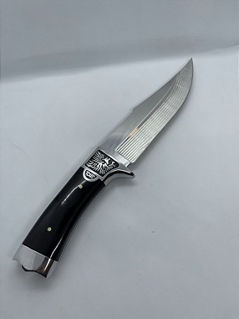 Faca Churrasco Caça Pesca Full Tang Modelo Luxo C/ Bainha