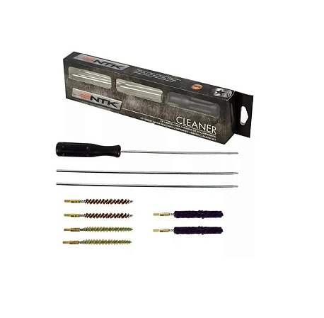 KIT DE LIMPEZA PARA CARABINA 4.5 5.5 E CAL. 22