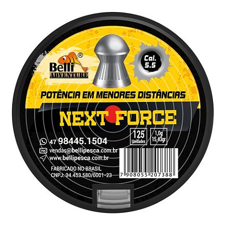 CHUMBINHO NEXT FORCE 5.5MM C/ 125UN