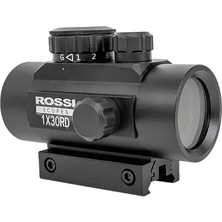 Mira Holográfica Red Dot Rossi 1 x 30RD Retículo Vermelho/Verde p/ 11mm e 22mm